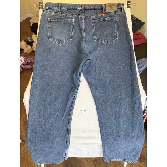 Wrangler Men Jeans 42X32 Blue Denim 9760WDR 32" Inseam Mid Rise - Picture 10 of 10